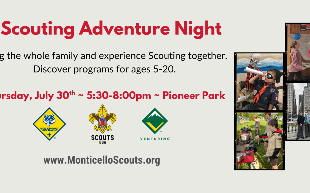 Join us for Scouting Adventure Night!